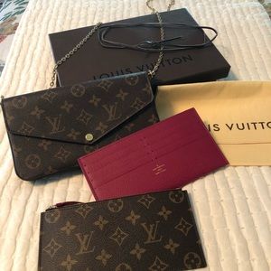 Authentic Louis Vuitton Felice Pochette